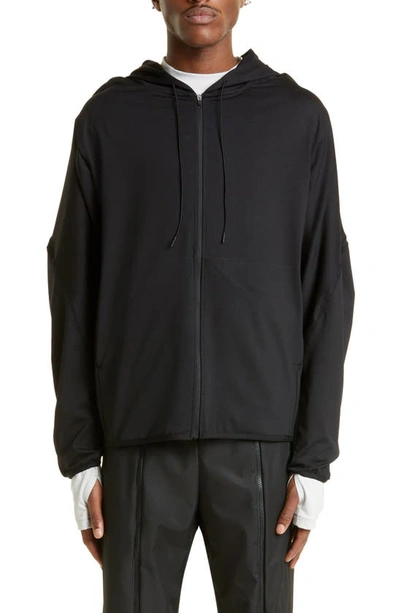 Post Archive Faction 5.0 Right Zip-up Hoodie In Black