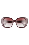 Burberry Woman Sunglass Be4371 Helena In Bordeaux