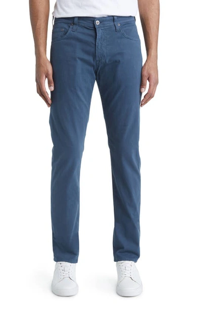 Ag Tellis Sud Modern Slim Fit Stretch Twill Pants In Indigo Dusk