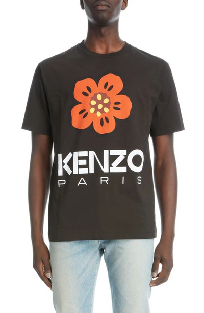 Kenzo Logo-print Short-sleeve T-shirt In Black