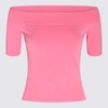 Alexander Mcqueen Pink Top In Sugar Pink