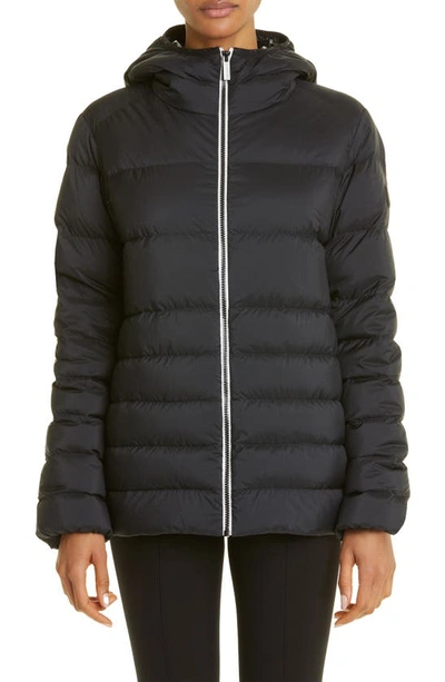 Moncler Pluvis Logo Down Puffer Jacket In Black