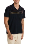 MARINE LAYER TERRY OUT STRIPE POLO
