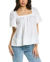 JASON WU Jason Wu Square Neck Babydoll Top