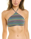 WEWOREWHAT HIGH NECK HALTER TOP