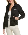 Golden Goose Deluxe Brand High-collar Sweatshirt With Star Detailing And Zipper In Black