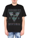 Dsquared2 Man T-shirt Black Size Xxl Cotton In Black