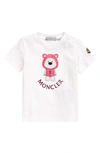 MONCLER KIDS' BEAR STRETCH COTTON GRAPHIC TEE