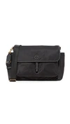 Tory Burch Scout Messenger Diaper Bag - Black In Black