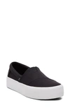 Toms Alpargata Fenix Platform Sneaker In Black Canvas