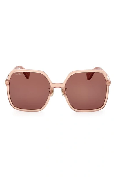 MAX MARA 59MM SQUARE SUNGLASSES