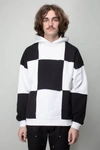 FLANEUR HOMME CUT AND SEW DAMIER HOODIE