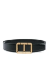 Tom Ford Leather Belt In Black