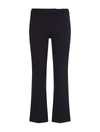 's Max Mara Cropped Trousers In Stretch Cotton And Viscose In Blue