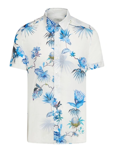 Etro Short Sleeved Shirt In Multicolour