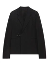 GIVENCHY SLIM-FIT JACKET IN WOOL WITH U-LOCK BUCKLE