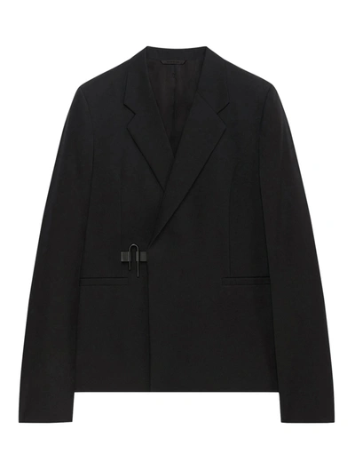 Givenchy U-lock Wool-twill Suit Jacket In Black