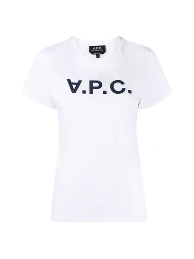 Apc T-shirt With Print In White