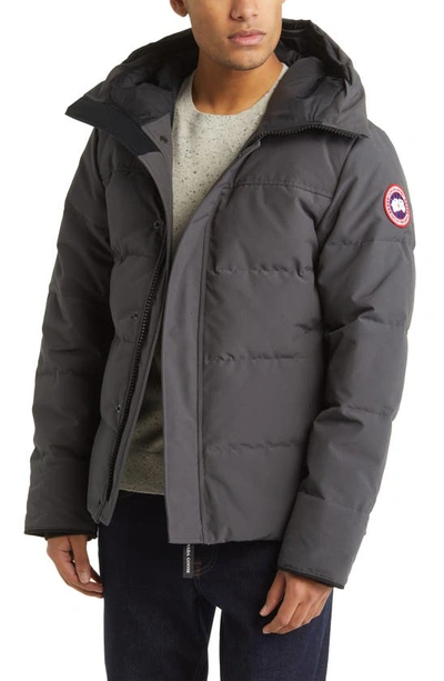 Canada Goose Macmillan Water Repellent 625 Fill Power Down Parka In Graphite