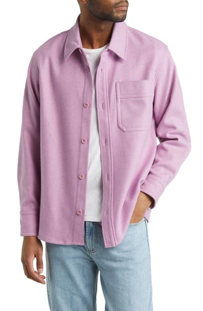 Apc Basile Overshirt In Faa - Pink