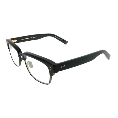 Dita Statesman Dt Drx-2011l-55 Unisex Rectangle Eyeglasses 55mm In Black