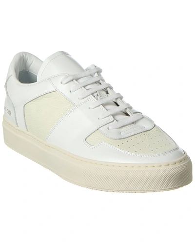 Common Projects Decades Low-top Leather Sneakers In White