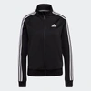 Adidas Originals W Firebird Tt Women's Track Jacket Black/white In Black