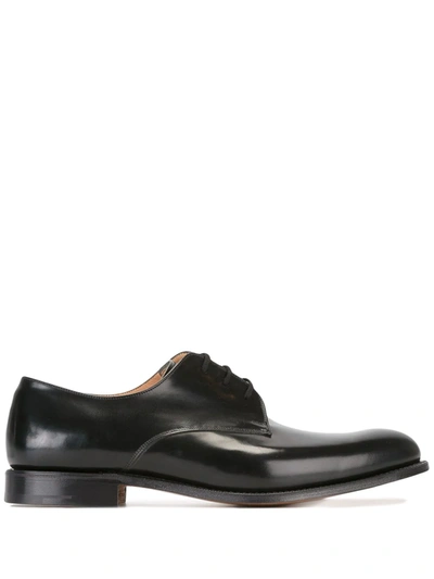 Church's Oslo Leather Derby Shoes In Black