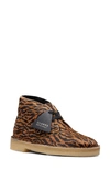 Clarks Originals Leopard-print Desert Boots In Tortoiseshell