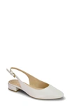Easy Spirit Women's Cassius Eflex Low Block Heel Slingback Pumps In Ivory 150