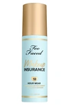 Too Faced Makeup Insurance Longwear Setting Spray + Blue Light Defense 4 oz / 113.1 ml