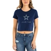 New Era Women's  Navy Dallas Cowboys Historic Champs T-shirt In Navy