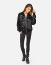 Lauren Moshi Ayla Mini Crystal Cross Bone Skulls In Black