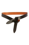 Isabel Marant Lecce Belt In Black/ Natural