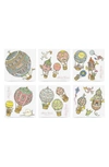 ATELIER CHOUX HOT AIR BALLOONS SWADDLE & STICKER SET
