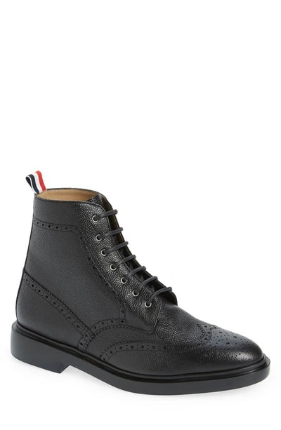 THOM BROWNE CLASSIC WINGTIP LACE-UP BOOT