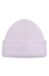 Acne Studios Knit Beanie In Oatmeal Melange