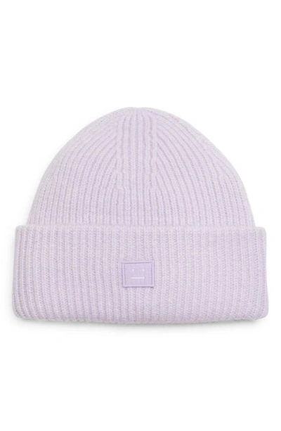 Acne Studios Knit Beanie In Lilac