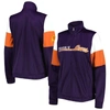 G-III 4HER BY CARL BANKS G-III 4HER BY CARL BANKS PURPLE PHOENIX SUNS CHANGE UP FULL-ZIP TRACK JACKET