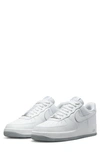 Nike White Air Force 1 '07 Sneakers In White/wolf Grey-whit