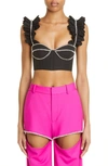 Area Black Cotton Top