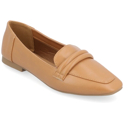 Journee Collection Vidoree Loafer Flat In Tan