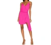 KRISA Krisa Wrap Dress in Rosa