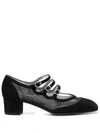 Carel Paris 'metallic Mary Jane K In Black