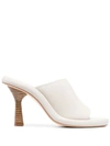 Paloma Barceló Ilia 100mm Leather Mules In Green