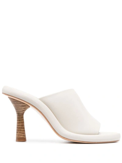 Paloma Barceló Ilia 100mm Leather Mules In Green