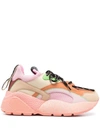 Stella Mccartney Eclypse Colour-block Sneakers In Red