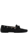 Tod's Heaven Lace-up Driving Loafers In Brown