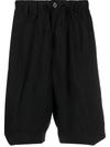 Y-3 Drawstring Bermuda Shorts In Black
