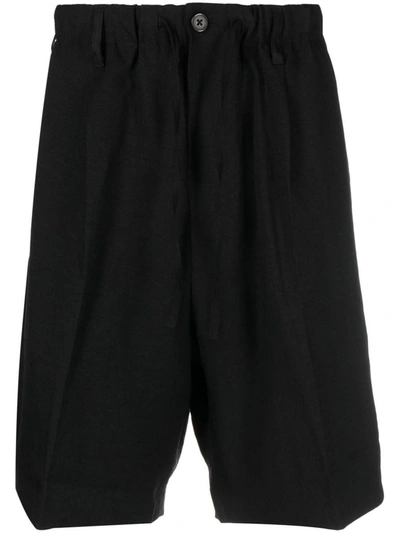 Y-3 Drawstring Bermuda Shorts In Black